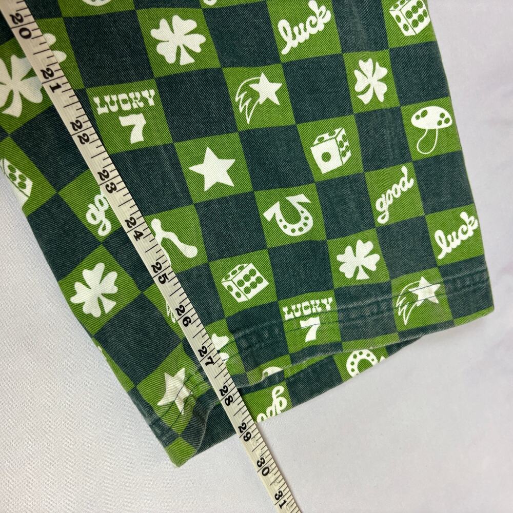 Rare Big Bud Press Lucky In Vegas 7 Shorts Sleeve Jumpsuit Women's 2XL Western - Picture 8 of 10